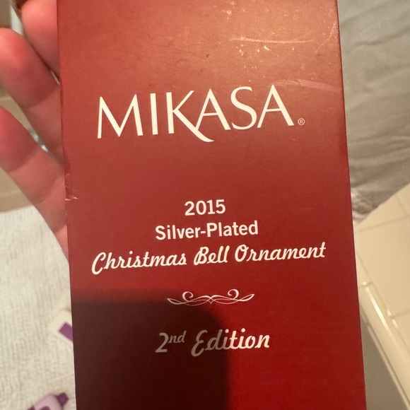 Mikasa 2nd Edition 2015 Christmas Bell NEW IN BOX - Picture 5 of 6